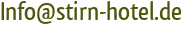 <strong>Info@stirn-hotel.de
